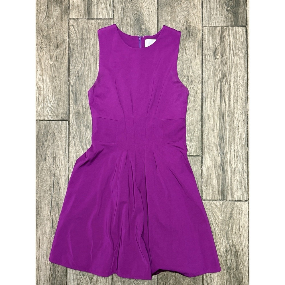 CUSHNIE ET OCHS Dress Pink Purple Fuscia Knee Length Size 6 ✨